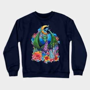 Mystical Dragon Design by Lorna Laine Crewneck Sweatshirt